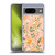 Anis Illustration Graphics Elderflower Orange Pastel Soft Gel Case for Google Pixel 8