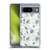 Anis Illustration Mix Pattern Blue Beach Bold Soft Gel Case for Google Pixel 8