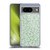Anis Illustration Mix Pattern Tiny Leaves Green Soft Gel Case for Google Pixel 8