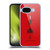 AC Milan Crest Patterns Red Soft Gel Case for Google Pixel 9A