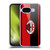 AC Milan Crest Red And Black Soft Gel Case for Google Pixel 9A
