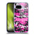 Arsenal FC Crest Patterns Pink Digital Camouflage Soft Gel Case for Google Pixel 9A