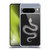Cat Coquillette Animals White Ombre Snake Skeleton Soft Gel Case for Google Pixel 8 Pro