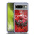 David Lozeau Colourful Grunge Skull With Heart Soft Gel Case for Google Pixel 8