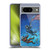 David Lozeau Skeleton Grunge Astronaut Battle Soft Gel Case for Google Pixel 8