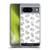 Frida Kahlo Typography White Heart Soft Gel Case for Google Pixel 8