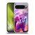 Random Galaxy Space Llama Purple Galaxy Cat Soft Gel Case for Google Pixel 9 Pro XL