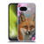 Ash Evans Animals Fox Peonies Soft Gel Case for Google Pixel 9A