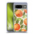 Haley Bush Pattern Painting Orange Splash Soft Gel Case for Google Pixel 8
