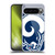 NFL 2019 London Games Oversized Rams Soft Gel Case for Google Pixel 9 Pro XL