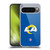 NFL Los Angeles Rams Logo Plain Soft Gel Case for Google Pixel 9 Pro XL