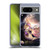 Random Galaxy Space Cat Reaching Big Pizza Soft Gel Case for Google Pixel 8