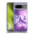 Random Galaxy Space Unicorn Ride Purple Galaxy Cat Soft Gel Case for Google Pixel 8