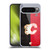 NHL Calgary Flames Half Distressed Soft Gel Case for Google Pixel 9 Pro XL