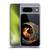JK Stewart Art Fox On Crescent Moon Soft Gel Case for Google Pixel 8