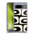 Kierkegaard Design Studio Retro Abstract Patterns Modern Piquet Black Cream Soft Gel Case for Google Pixel 8