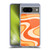 Kierkegaard Design Studio Retro Abstract Patterns Tangerine Wave Machine Soft Gel Case for Google Pixel 8