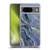 LebensArt Geo Liquid Marble Cold Blue Soft Gel Case for Google Pixel 8
