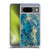 LebensArt Geo Liquid Marble Teal Jungle Soft Gel Case for Google Pixel 8