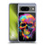 LebensArt Mix Art Rainbow Skull Soft Gel Case for Google Pixel 8