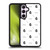 Real Madrid CF Legend Black Logo Pattern Gel Armour Case For Samsung Galaxy A35 5G