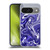 Suzan Lind Marble 2 Dark Violet Soft Gel Case for Google Pixel 9 / Pixel 9 Pro