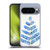 Cat Coquillette Nature Leaflets Blue Soft Gel Case for Google Pixel 10