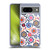 Micklyn Le Feuvre Florals 2 Happy Colour Suzani Inspired Pattern Soft Gel Case for Google Pixel 8