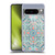 Micklyn Le Feuvre Floral Patterns Red And Blue Soft Gel Case for Google Pixel 8 Pro
