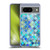 Micklyn Le Feuvre Moroccan Aqua and Gold Soft Gel Case for Google Pixel 8