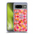 Micklyn Le Feuvre Moroccan Hot Pink and Orange Soft Gel Case for Google Pixel 8