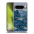 Micklyn Le Feuvre Patterns Giants in Teal Soft Gel Case for Google Pixel 8 Pro