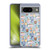 Micklyn Le Feuvre Patterns 2 Coffee Love On Blue Soft Gel Case for Google Pixel 8