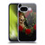 Christos Karapanos Horror Skeleton Moon Red Soft Gel Case for Google Pixel 9A