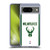 NBA Milwaukee Bucks Logo White Design Soft Gel Case for Google Pixel 8