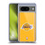 NBA Los Angeles Lakers Logo Gold Design Soft Gel Case for Google Pixel 8