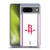NBA Houston Rockets Logo White Design Soft Gel Case for Google Pixel 8
