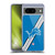 NFL Detroit Lions Logo Stripes Soft Gel Case for Google Pixel 8