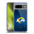 NFL Los Angeles Rams Logo Football Soft Gel Case for Google Pixel 8