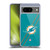 NFL Miami Dolphins Logo Stripes Soft Gel Case for Google Pixel 8