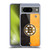 NHL Boston Bruins Half Distressed Soft Gel Case for Google Pixel 8