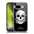 Episodic Drawing Mix Illustrations Floral Skull Soft Gel Case for Google Pixel 9A