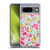 Ninola Spring Floral Flowers Blue Soft Gel Case for Google Pixel 8