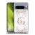 Nature Magick Rose Gold Marble Monogram Letter G Soft Gel Case for Google Pixel 8 Pro