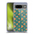 PLdesign Food Patterns Cool Fun Pizza Slices Teal Soft Gel Case for Google Pixel 8