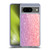 PLdesign Sparkly Coral Chive Blossom Soft Gel Case for Google Pixel 8