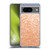 PLdesign Sparkle Prints Peach Soft Gel Case for Google Pixel 8