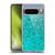 PLdesign Sparkle Prints Aqua Blue Soft Gel Case for Google Pixel 8 Pro