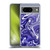 Suzan Lind Marble 2 Dark Violet Soft Gel Case for Google Pixel 8