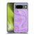 Suzan Lind Marble Swirls Purple White Soft Gel Case for Google Pixel 8